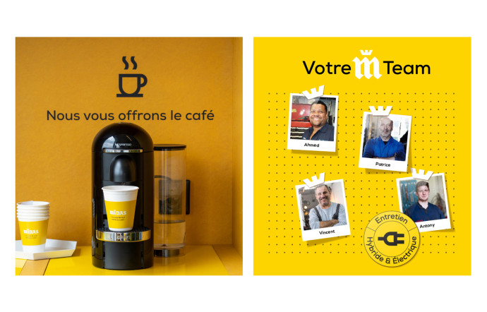 Christophe Fillâtre est l’un de ces publicitaires qui personnalisent les marques et affine leur positionnement. Ici, Midas.