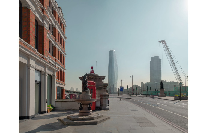 Blackfriars Bridge, Londres, avril 2020.
