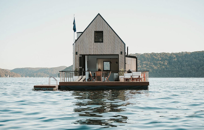 La villa flottante Lilypad à Palm Beach, en Nouvelle-Galles du Sud.