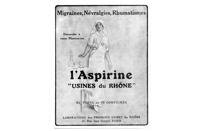 Une affiche publicitaire de 1923.