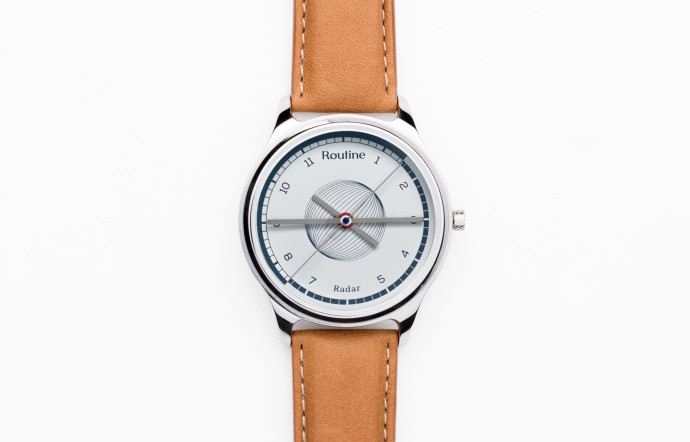 Montre Radar, 36 ou 40 mm, Routine, 445 €.
