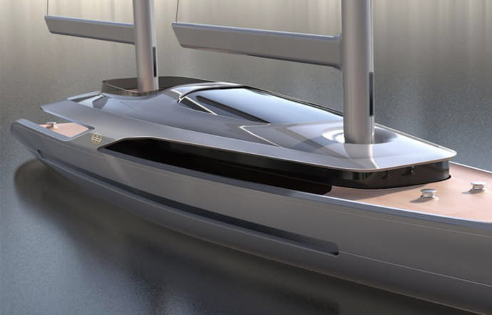 Ora-ïto présente son premier super-yacht, dessiné pour Perini Navi