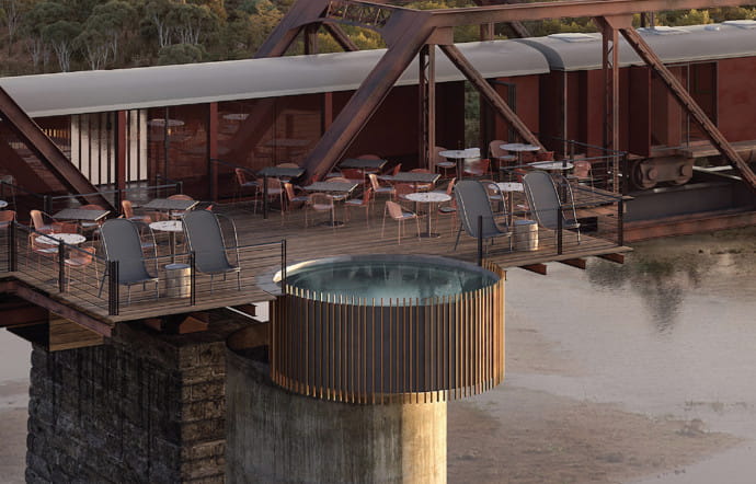 Good Spot : Kruger Shalati, boutique-hôtel suspendu en Afrique du Sud