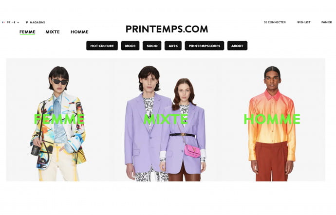 Inclusivité, luxe et millenials : le Printemps se convertit au e-commerce