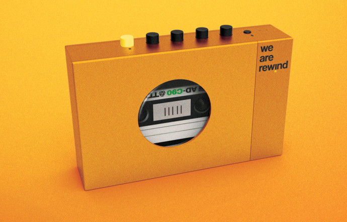 Le baladeur We Are Rewind, 89 €.