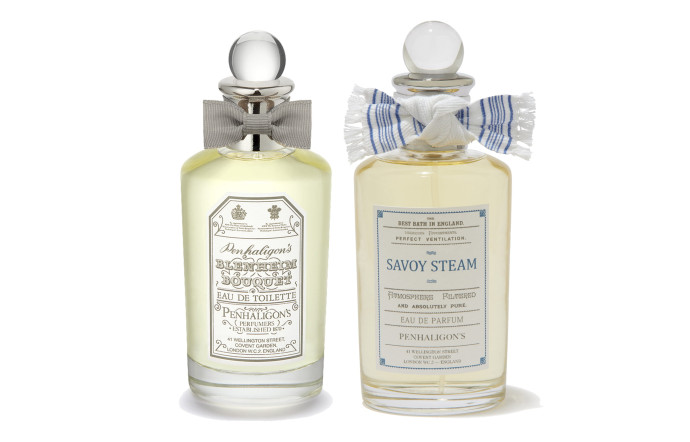 Savoy Steam, Cairo, Blenheim Bouquet, Babylon… Les parfums de Penhaligon’s fleurent bon l’Angleterre victorienne et ses rêves d’aventure. www.penhaligons.com