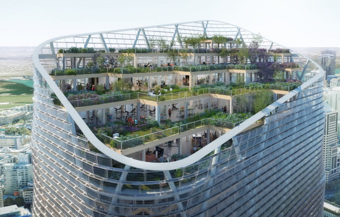 Archi : à Sydney, les travaux pour une tour en bois de 180 mètres ont commencé