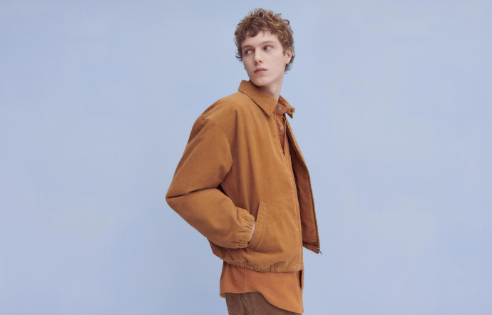 Blouson en velours côtelé, 79,90 €.