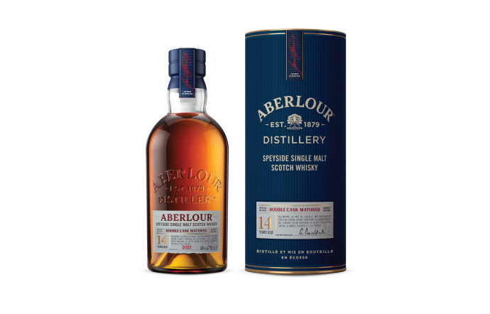 Aberlour 14 ans Double Cask, 39 €, disponible fin octobre. www.aberlour.com