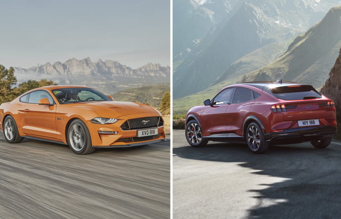 Icônes électriques 1/5 : Ford Mustang & Ford Mustang Mach-E