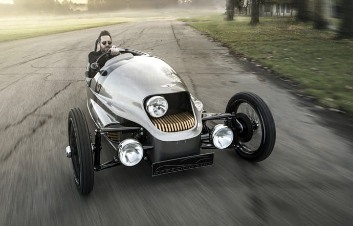 Icônes électriques 2/5 : Morgan 3-Wheeler & Morgan Three Wheeler EV