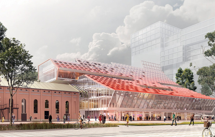 Manuelle Gautrand est l’une des rares architectes français à avoir réussi à s’exporter. Elle construit actuellement un projet d’envergure à Parramatta, en Australie.