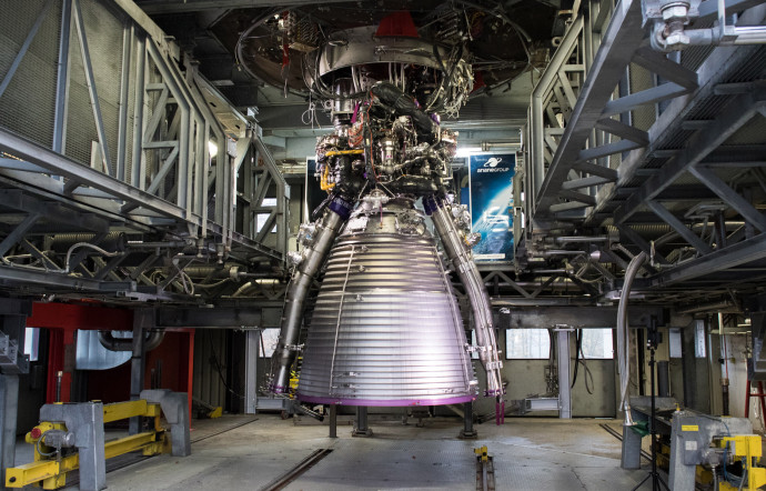 Les phases de test du moteur Vulcain 2.1 sont effectuées à Lampoldshausen, site historique pour les tests de développement des systèmes