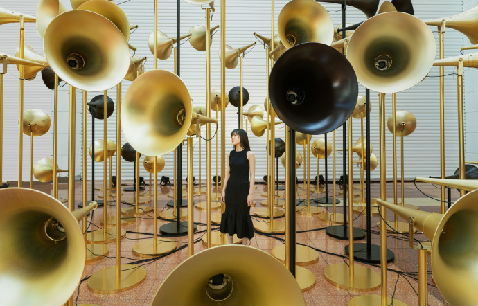 Installation Crowd cloud - CULTURE GATE to Japan