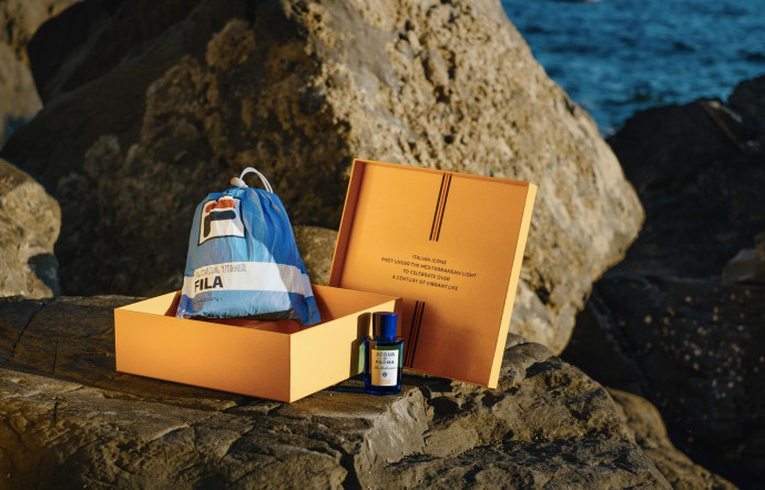 Coffret Fila x Acqua di Parma, édition limitée à 1100 exemplaires numérotés, 230 €.