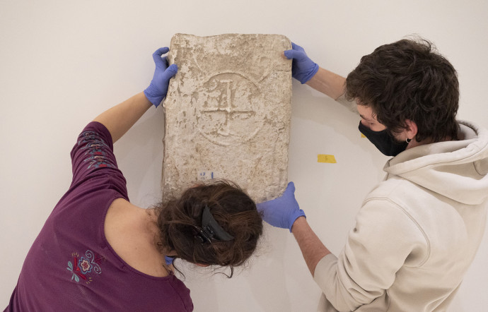 Lors de notre reportage, les équipes d’Aïnu travaillaient sur le chantier de rénovation du musée Carnavalet, achevé au printemps.