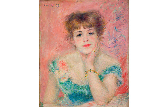 PORTRAIT DE JEANNE SAMARY, PARIS 1877, AUGUSTE RENOIR. – Art classique et moderne : 5 expos avant l’été
