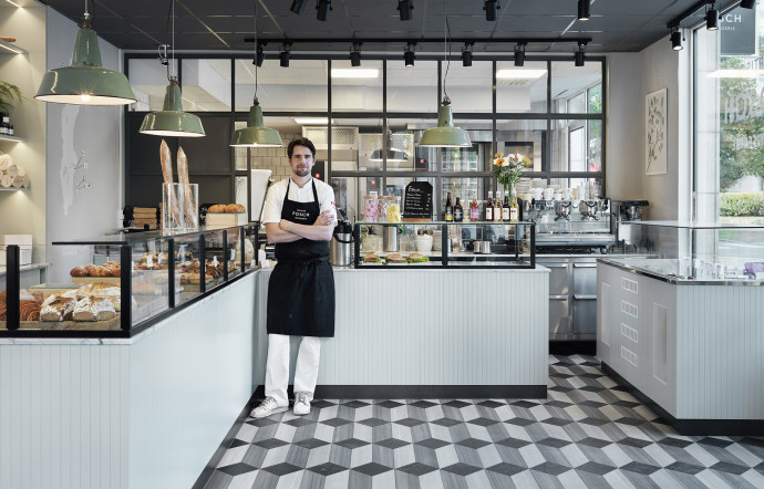 Damien Foschiatti Chef pâtissier propriétaire des boutiques Fosch, à Stockholm.