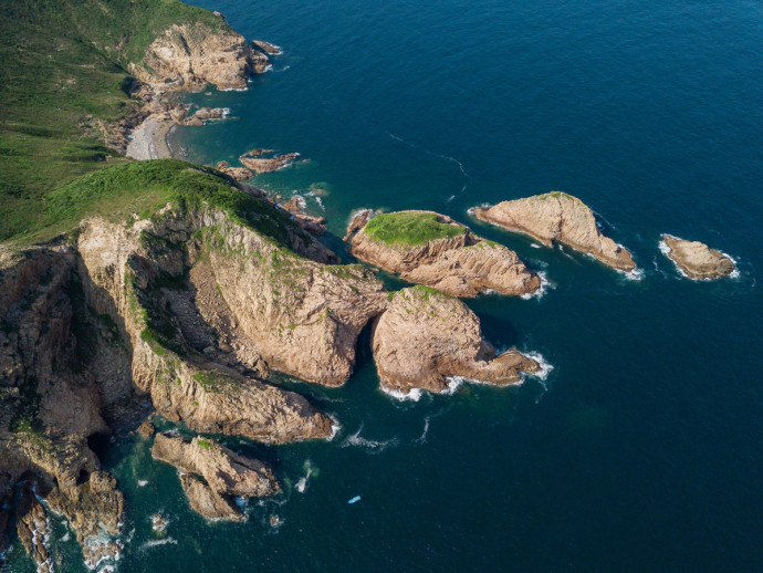 La nature aux portes de la ville de Sai Kung, où se tient HKWALLS 2021.