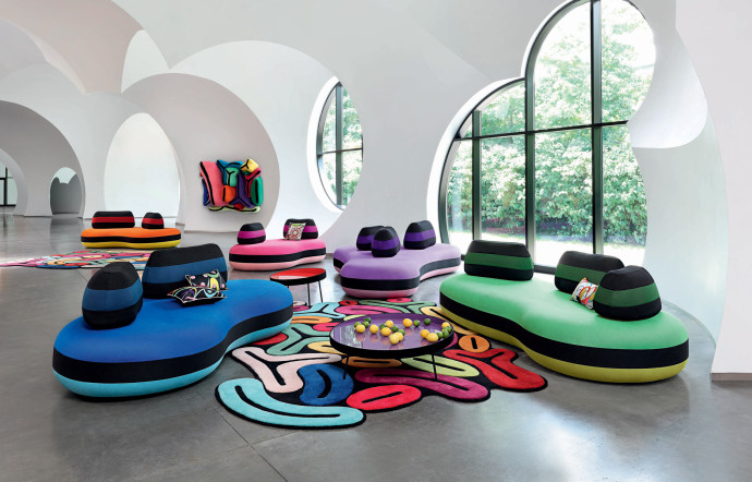 La collection anniversaire des 60 ans de Roche Bobois signée par l’artiste portugaise Joana Vasconcelos.