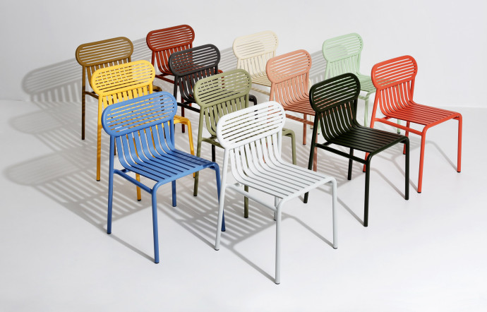 Le mobilier de jardin Week-End, du studio BrichetZiegler chez Petite Friture.