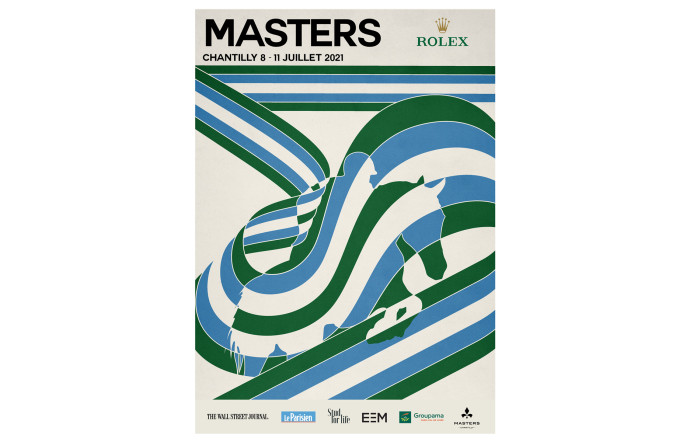 L’affiche du Masters de Chantilly, imaginée par Aaron Lowell Denton.