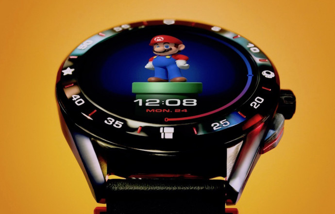 tag heuer super mario montre connectee - the good life