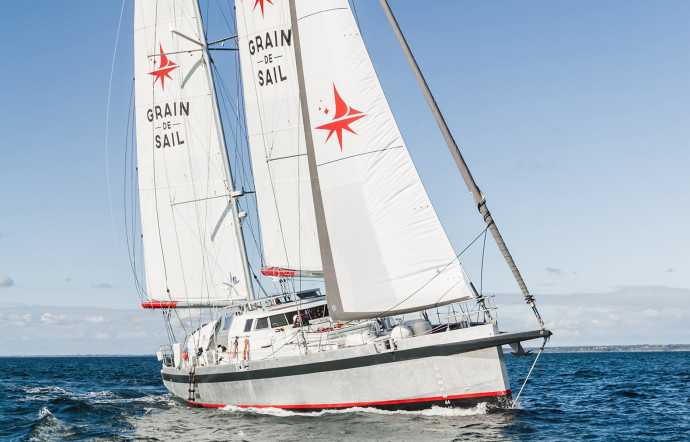 Grain de Sail, de l’entreprise du même nom, est le premier voilier-cargo moderne. Il a effectué sa première navigation transatlantique en novembre 2020.