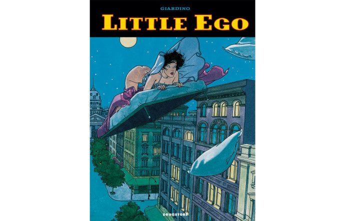 Le lit volant par une nuit de pleine lune est un hommage à Little Nemo in Slumberland. www.glenat.com