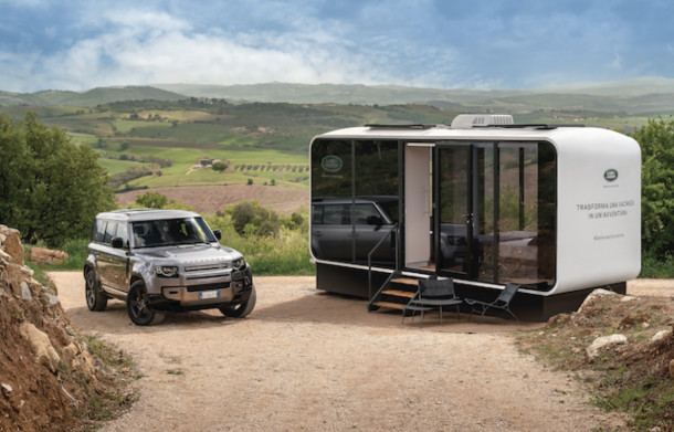land rover defender james bond - the good life