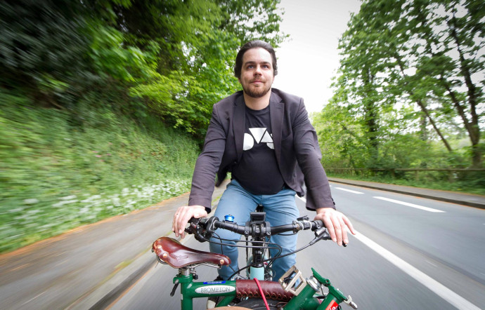 Olivier Schneider, à la tête de la Fédération des usagers de la bicyclette.