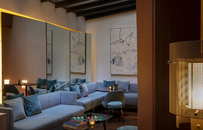Le salon de l’Hôtel de Nell.