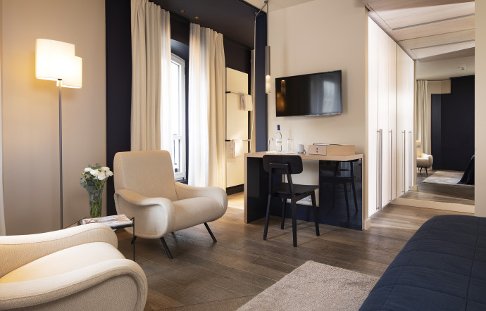 Les chambres, sobres et confortables, sont hors du temps.