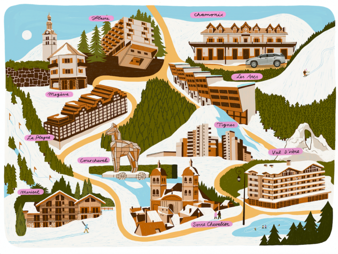 Maaike Canne carte alpes