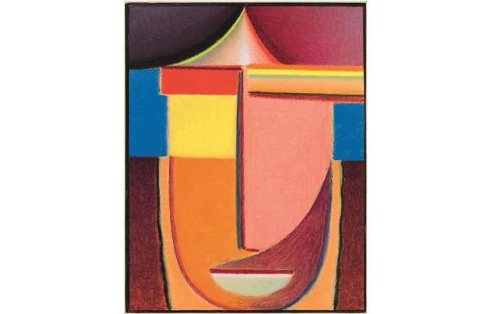 Tête abstraite : Karma,Alexej von Jawlensky, 1933.