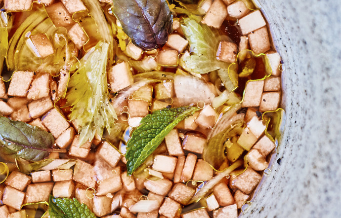 Recette : LE BOUILLON BONHEUR par Sylvestre Wahid