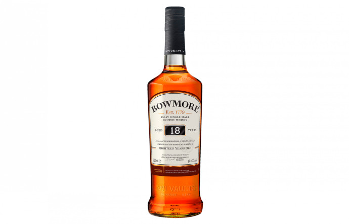 Bowmore 18 ans, 98 €.
