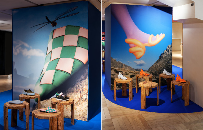 Jorge Penadès habille le pop up store Camper aux Galeries Lafayette - the good life