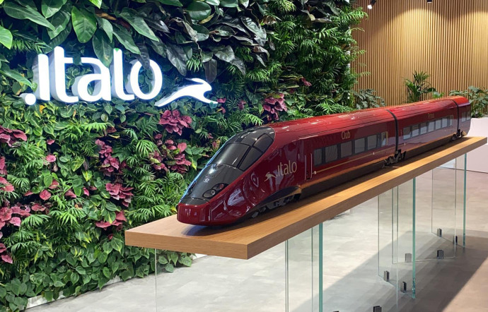 Italo est le premier TGV privé italien construit par le français Alstom et piloté par la société NTV.