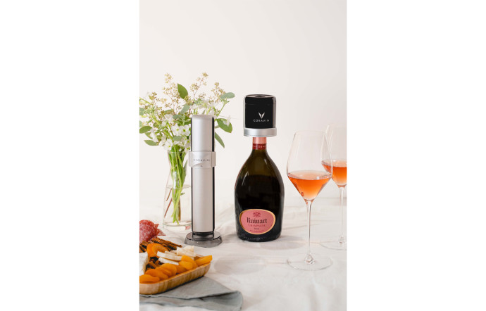 Sparkling, 449,99 €. www.coravin.fr