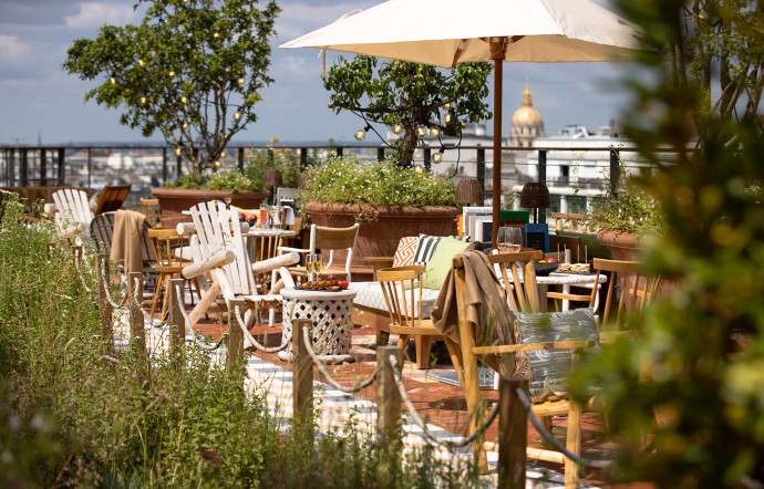 villa m hotel paris rooftop - the good life
