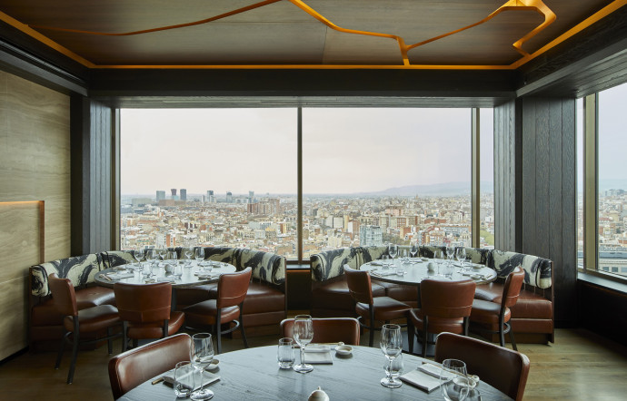 Vue panoramique depuis le restaurant Nobu.