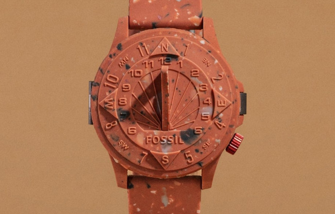 Montre Fossil x Staple, édition limitée, 299 €. www.fossil.com