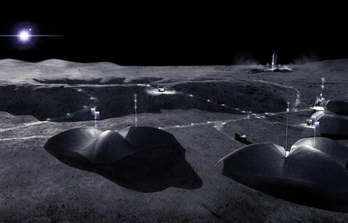 Architecture Lina habitat lunaire imprimé en 3D imaginé par la Nasa - the good life