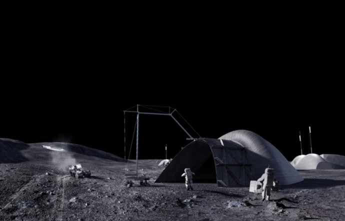 Architecture Lina habitat lunaire imprimé en 3D imaginé par la Nasa - the good life