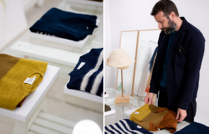 Pedro Castellanos a créé Knitbrary, griffe artisanale et durable à La Corogne.