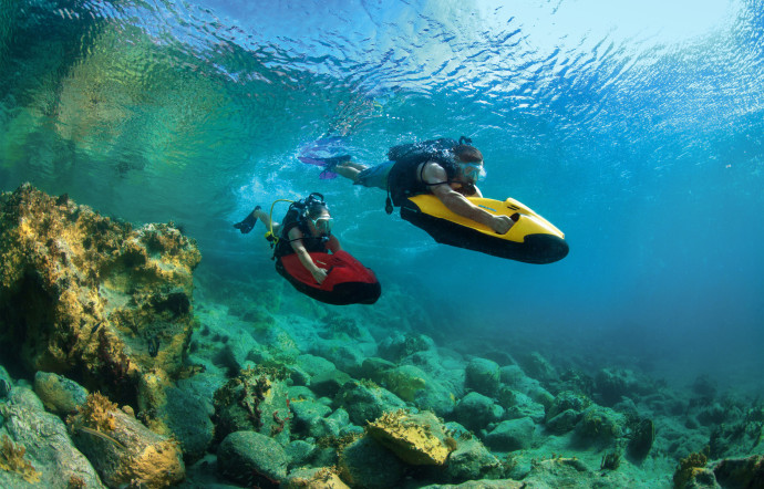Le scooter sous-marin Seabob.