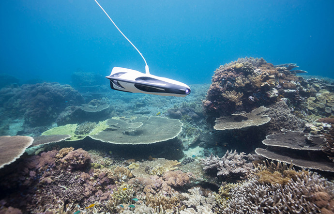 Le drone sous-marin PowerVision PowerRay.