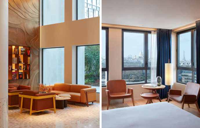 L’hôtel SO/Paris au sein de l’immeuble-quartier La Félicité.