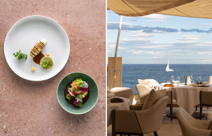 Le Blue Bay, restaurant de l’hôtel Monte-Carlo Bay.